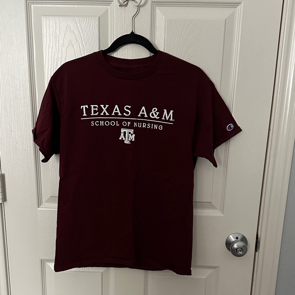 Champion Maroon Texas A&M Nursing T-Shirt